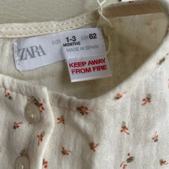 Zara Baby Girl Dress with Bloomers 1-3 months - Picture 16 of 16